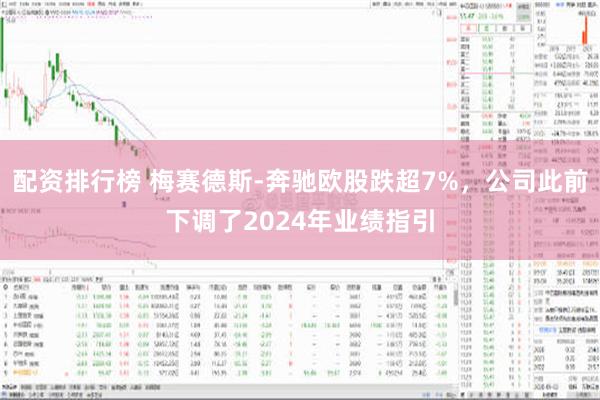 配资排行榜 梅赛德斯-奔驰欧股跌超7%，公司此前下调了2024年业绩指引