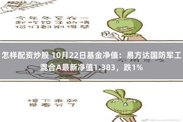 怎样配资炒股 10月22日基金净值：易方达国防军工混合A最新净值1.383，跌1%