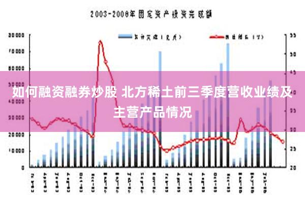 如何融资融券炒股 北方稀土前三季度营收业绩及主营产品情况